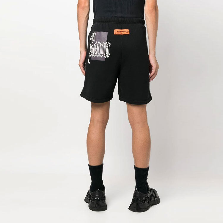 HERON PRESTON FW222 Knee Length Cargo Shorts 'Black' HMCI011F22JER0011009