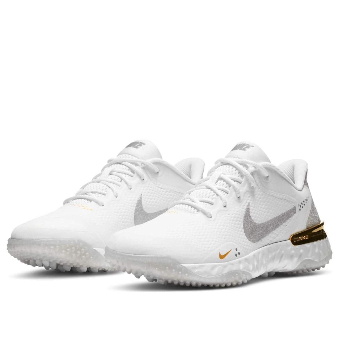 Nike Alpha Huarache Elite 3 Turf 'White Metallic Silver' CV3560-101