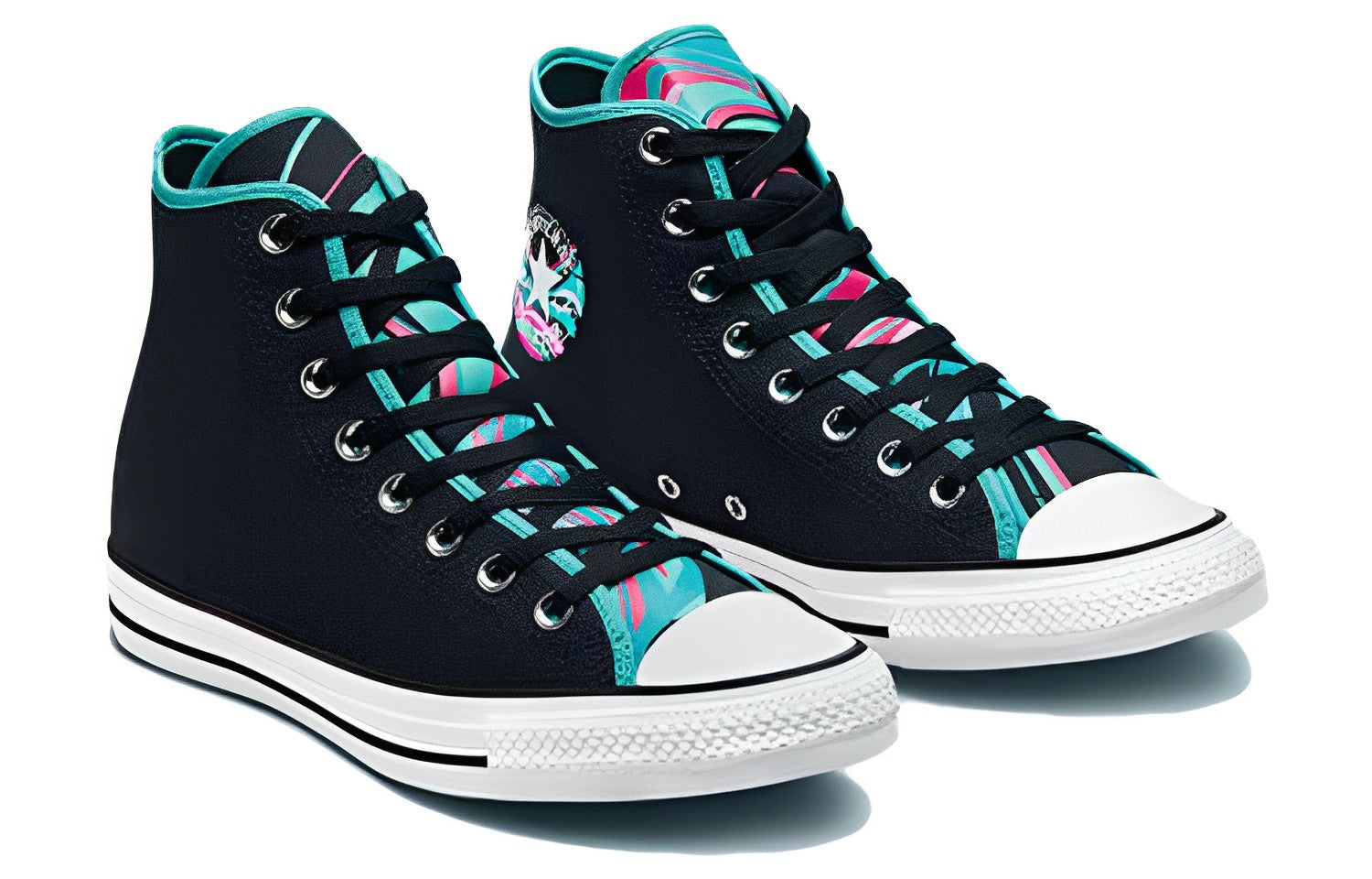 Converse Chuck Taylor All Star Marbled 'Black Teal Green' A02127C