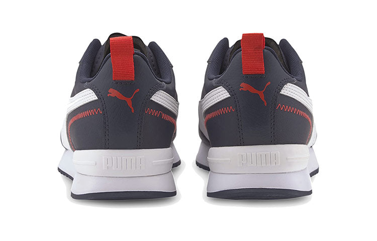 PUMA R78 Black White Red Low Top Shoes/Sneakers 374127-03