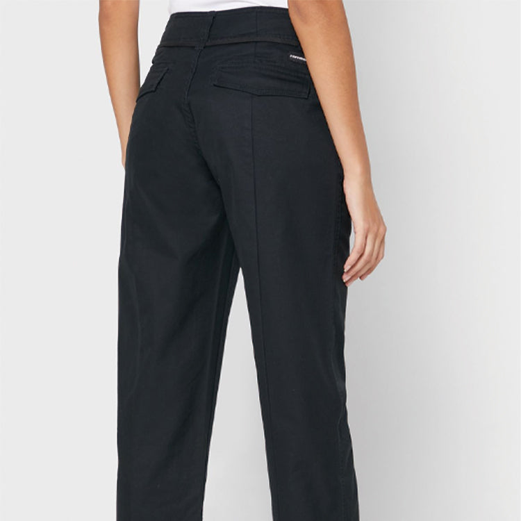 (WMNS) Converse Woven Pants Asia Sizing 'Black' 10018414-A03