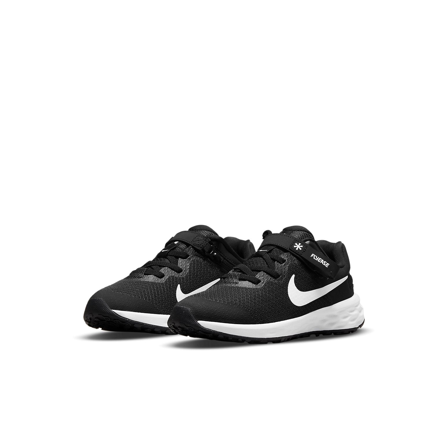(PS) Nike Revolution 6 FlyEase 'Black White' DD1114-003
