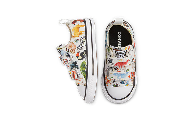 (TD) Converse Chuck Taylor All Star 2v Little White/Multi 768463C