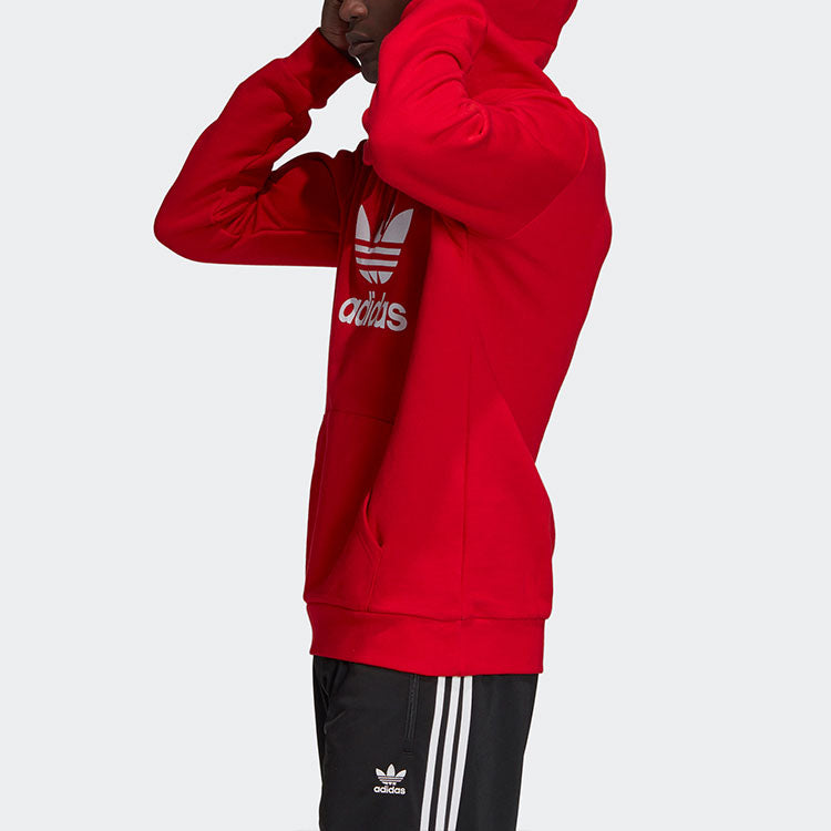adidas originals Trefoil logo Printing Loose Sports Red GD9924