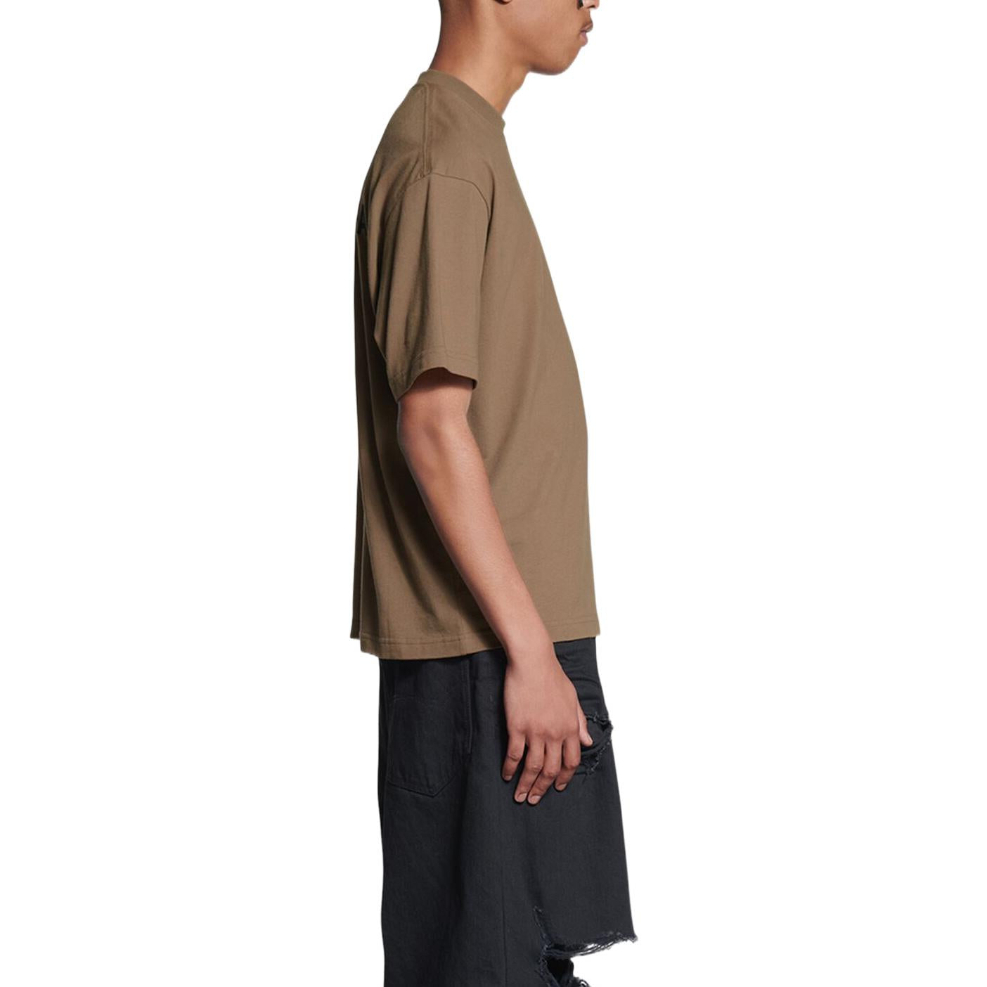 Balenciaga Logo T-Shirt Medium Fit 'Tan' 612966TMVF47761