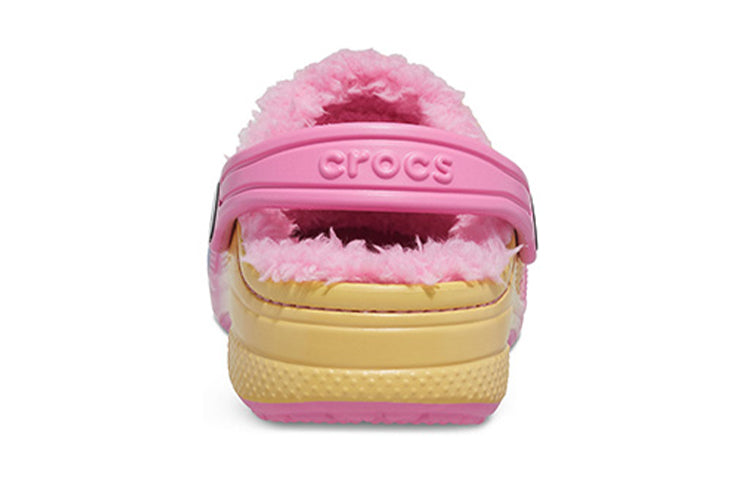 (GS) Crocs Baya Printed Lined Clogs 'Pink Lemonade Multi' 205888-6SO