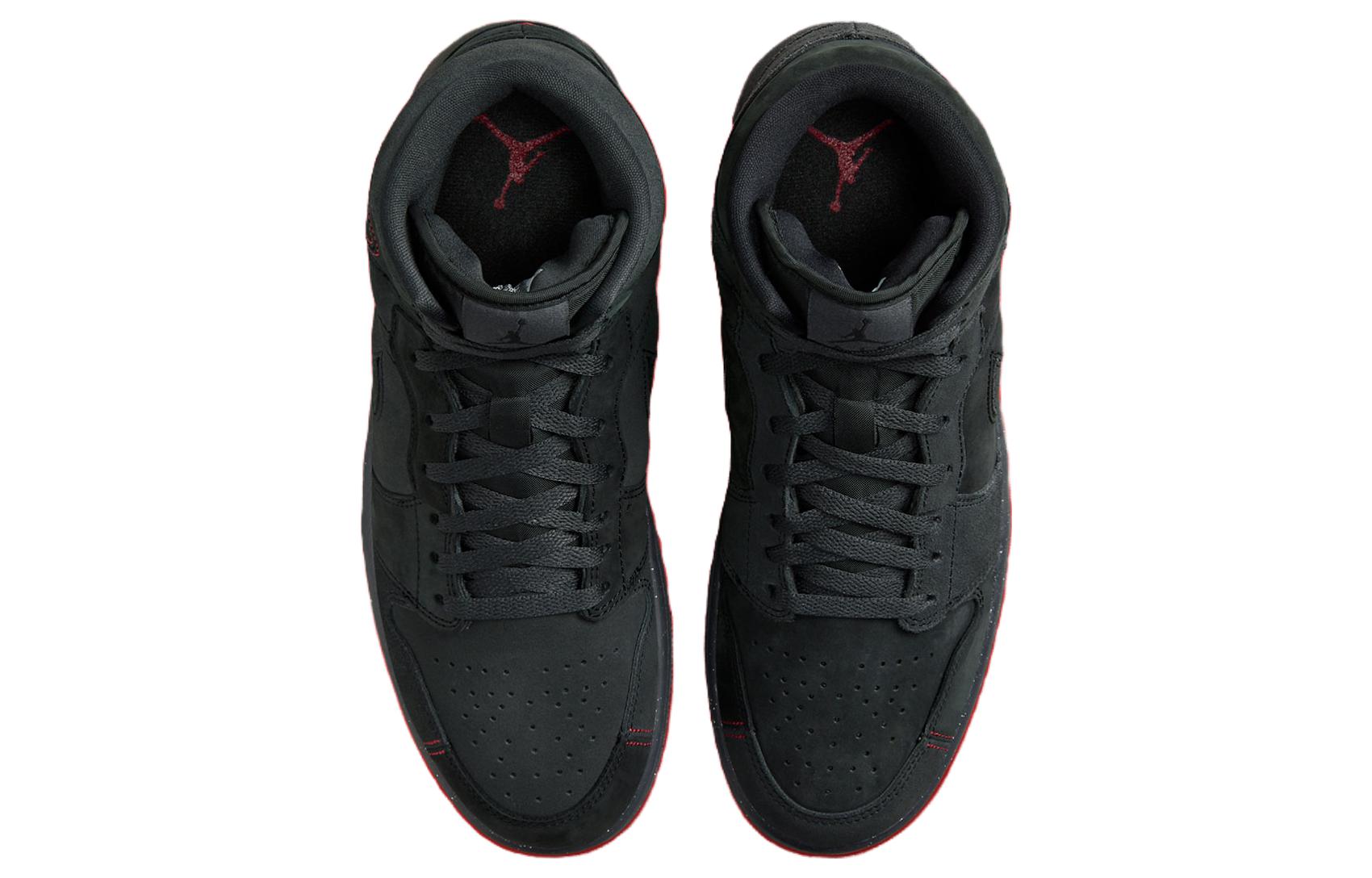 Air Jordan 1 Mid SE Craft 'Dark Smoke Red' FD8634-001