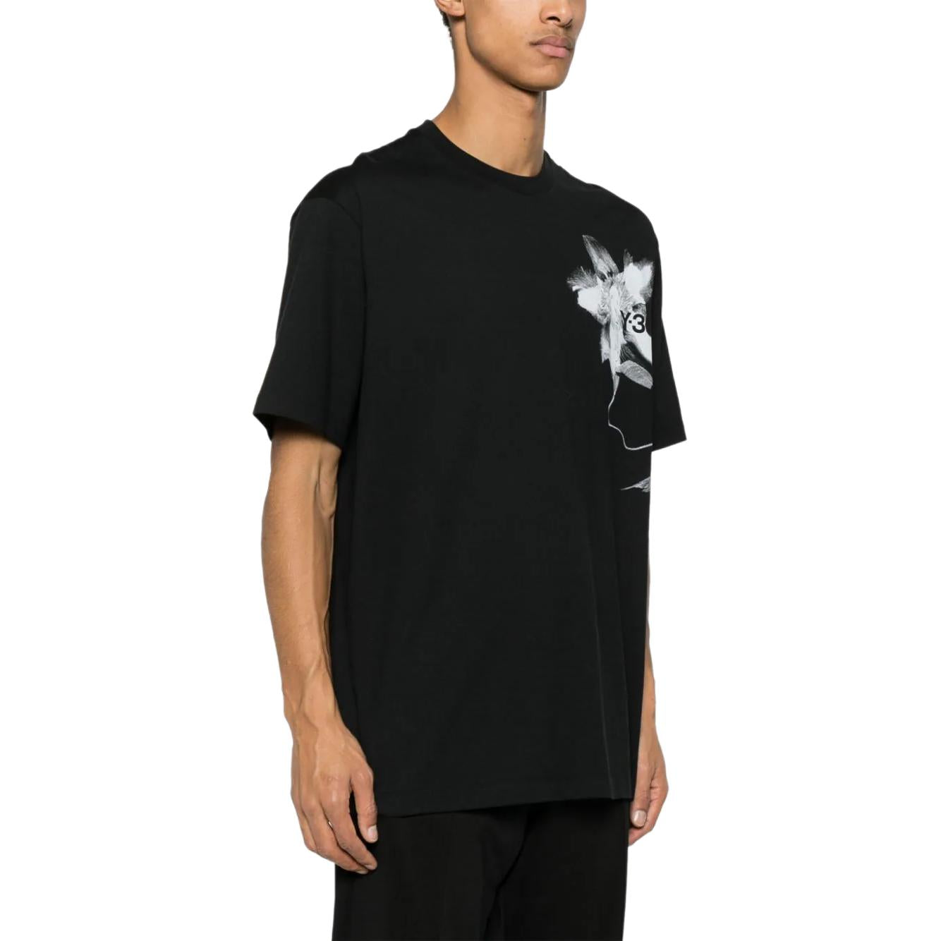adidas Y-3 Graphic T-shirt Asia Sizing 'Black' IN4353