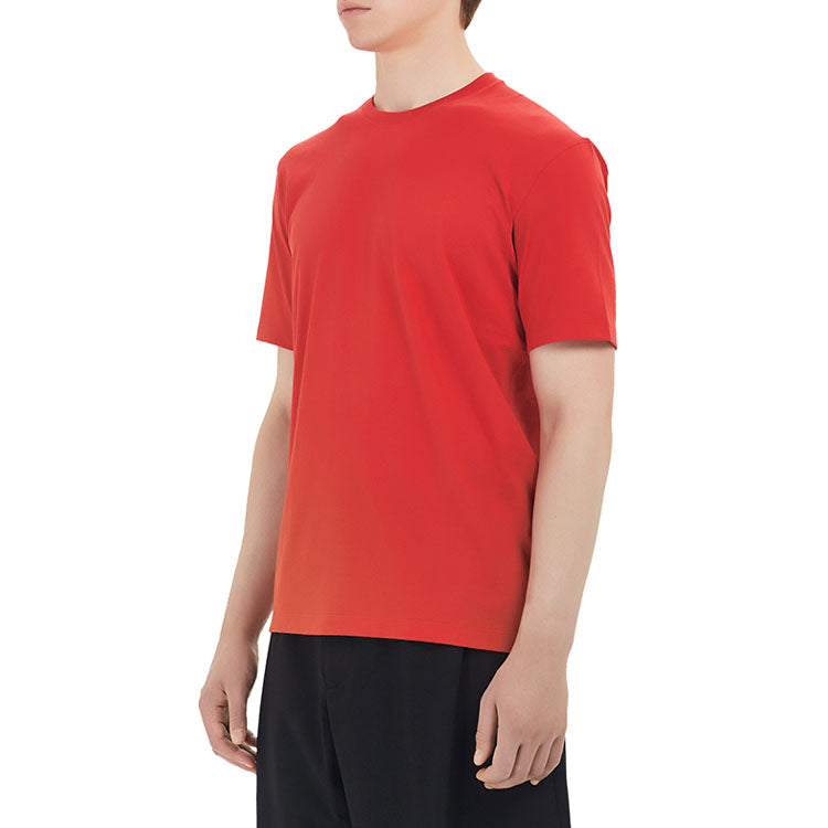 Men's Y-3 Solid Color Casual Short Sleeve Red T-Shirt GK4508