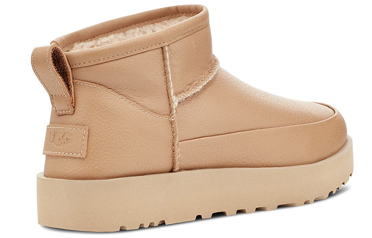 (WMNS) UGG Classic Sugar Ultra Mini 'Sand' 1121618-SAN