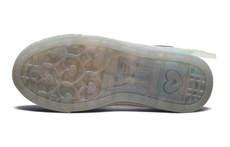 (GS) Skechers Shuffle Brights 'Silver Blue' 20168L-SMLT