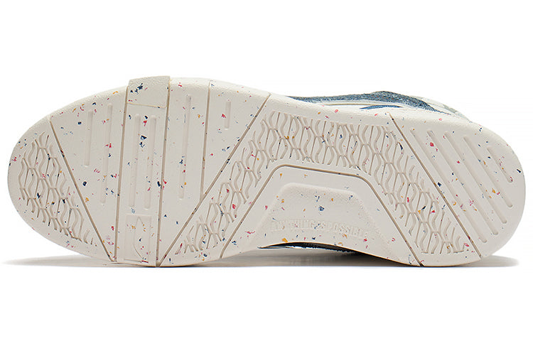 (WMNS) Li-Ning Superwave Mid 'White Navy' AGCS106-2