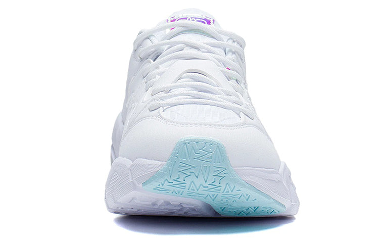 (WMNS) Li-Ning Flex Sportstyle Shoes 'White Ice Blue' AGLS114-2