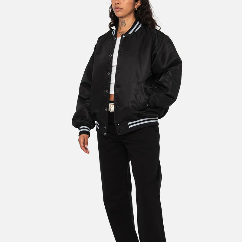 Stussy Sequins Satin Jacket 'Black' 115718
