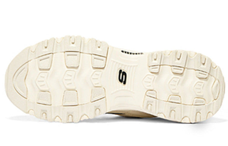 (WMNS) Skechers D'Lites 'Creamwhite Black' 896108-NTBK