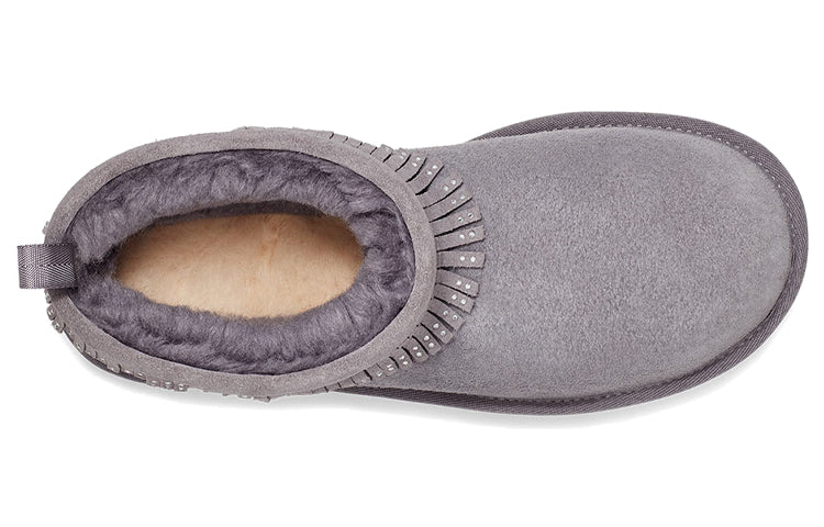 (WMNS) UGG Ultra Mini Fringe Bling 'Purple Grey' 1121576-SHA