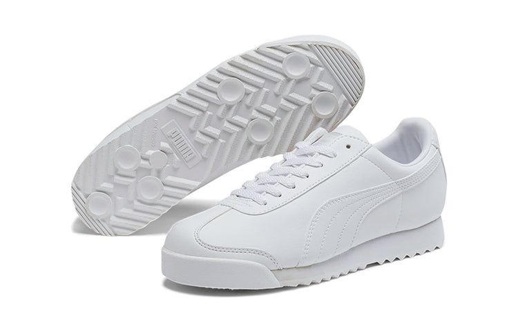 (GS) PUMA Roma Basic 'White Light Grey' 354259-14