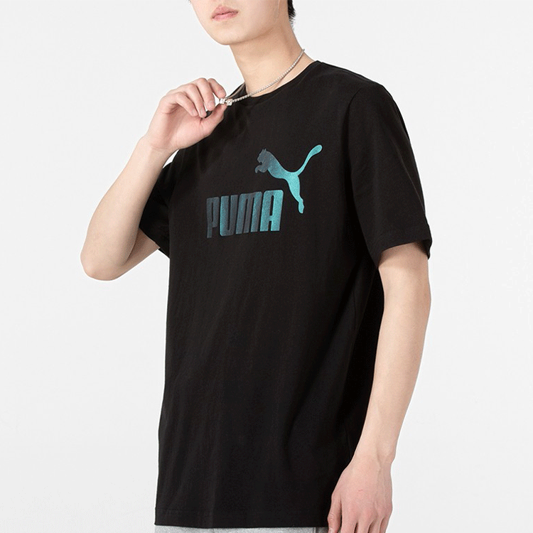 PUMA ESS+ Logo Execution T-Shirt 'Black' 849563-01