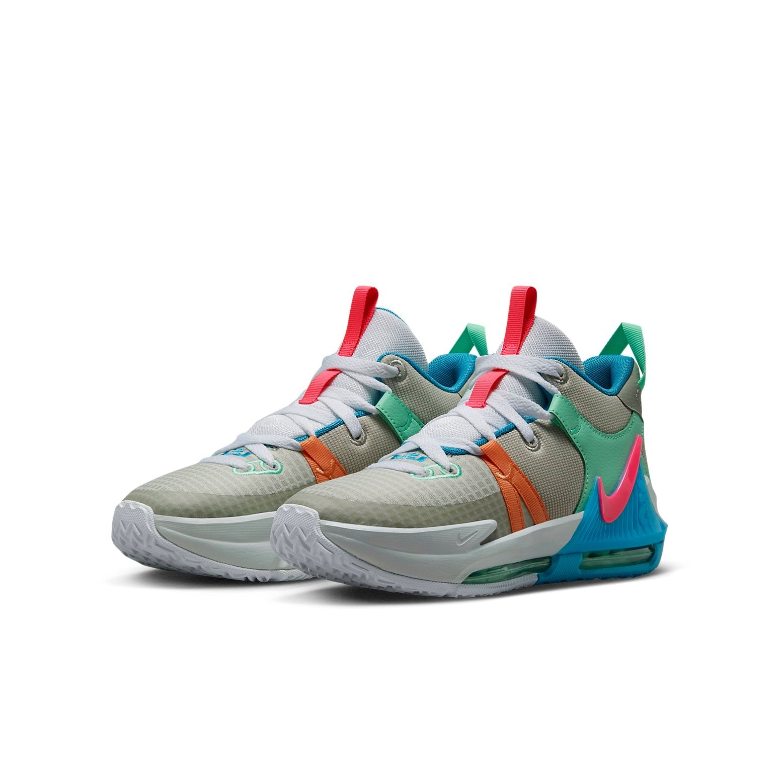 (GS) Nike LeBron Witness 7 'Grey Fog Multi-Color' DQ8650-003