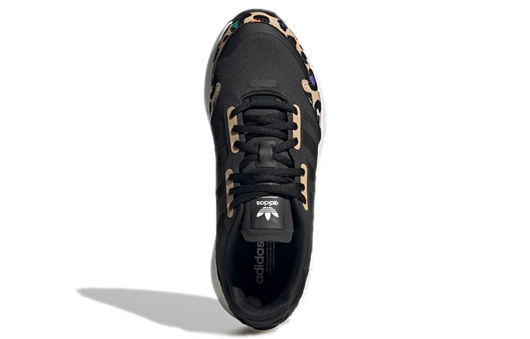 (WMNS) adidas Originals ZX 1K Boost 'Black Brown Blue' H00669