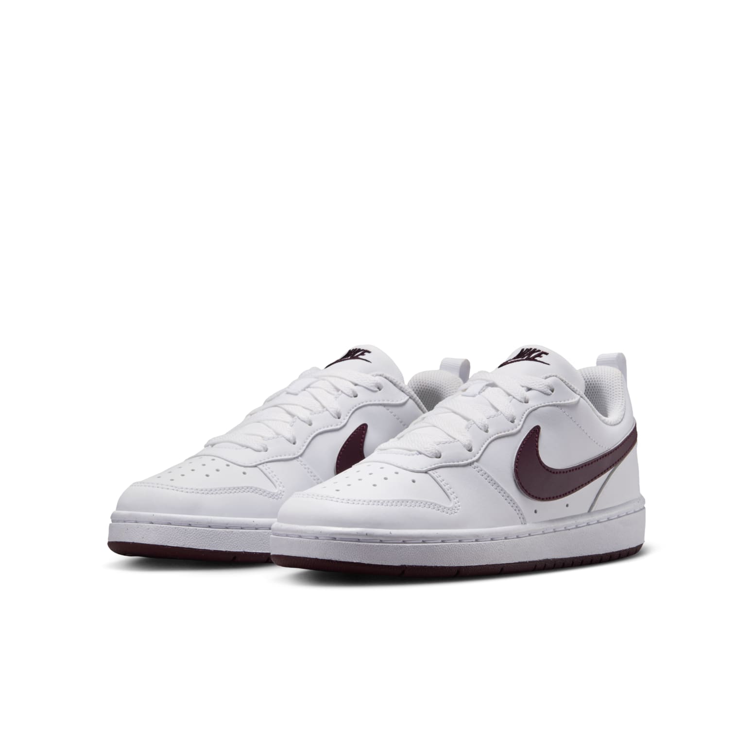 (GS) Nike Court Borough Low Recraft 'White Burgundy Crush' DV5456-112