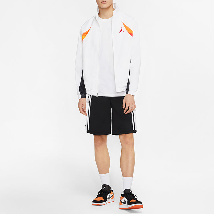 Air Jordan Legacy AJ11 Stand-up Collar Causual Jacket Coat Male White CW0864-100