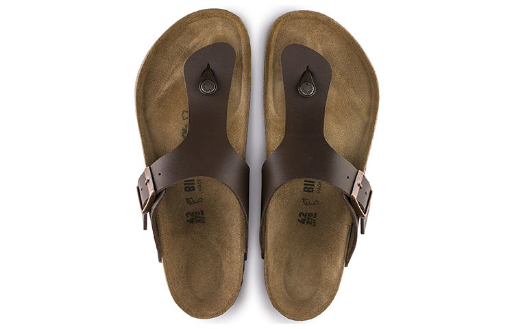 Birkenstock Ramses Birko-Flor Sandals 'Dark Brown' 44701