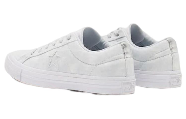 Converse One Star Low Tops Retro Skateboarding Shoes Unisex Light Blue 159710C