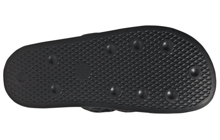 (WMNS) adidas Adilette Essential Slides 'Trefoil Monogram Black' IG7149