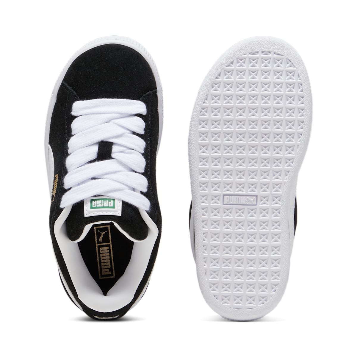 (PS) PUMA Suede XL 'Black White' 396578-02