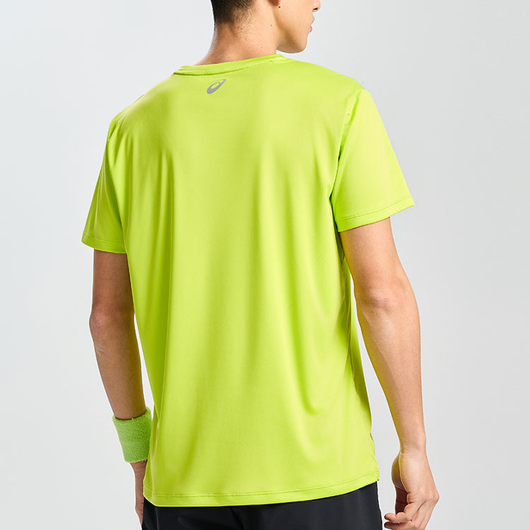 ASICS Short Sleeve Running Top 'Lime Zest' 2011D076-300