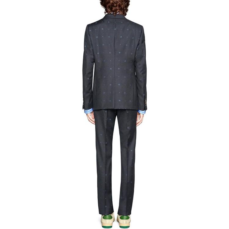 Gucci Bees And Hearts Monaco Suit 'Grey Blue' 554100-Z559J-4265