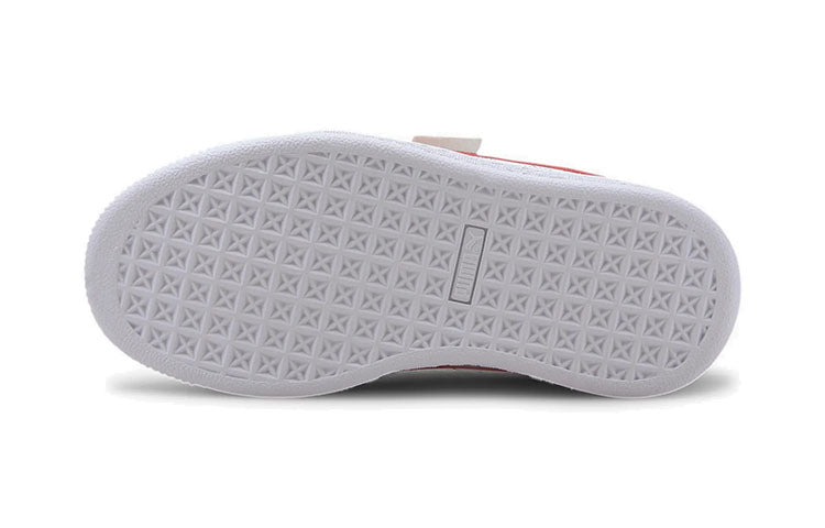 (PS) PUMA Basket Paper Plane Casual Board Shoes White/Blue/Red 371187-01