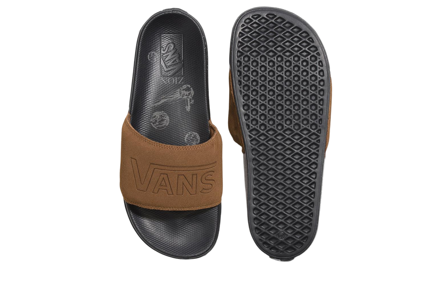Vans La Costa x Zion Wright Slide-On 'Brown Black' VN0A5HF5BF01