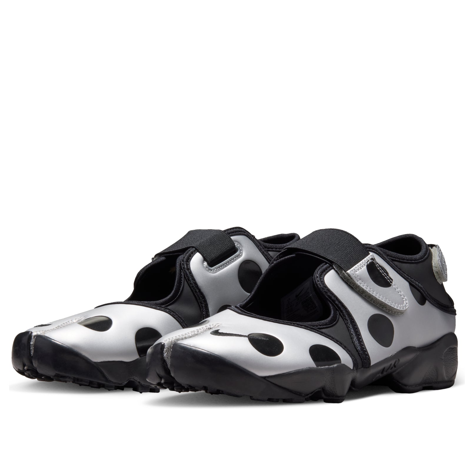 (WMNS) Nike Air Rift 'Polka Dots Black Metallic Silver' IR1226-001