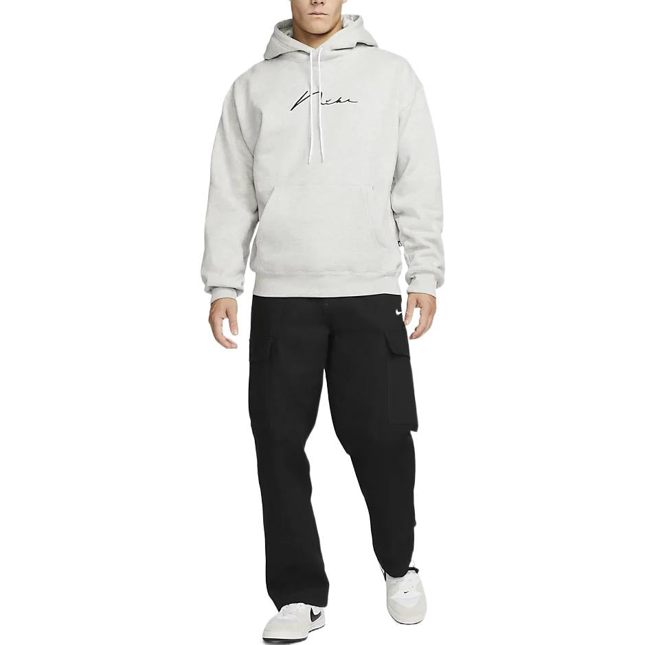 Nike Alphabet Hoodie Men's Grey DQ7317-050
