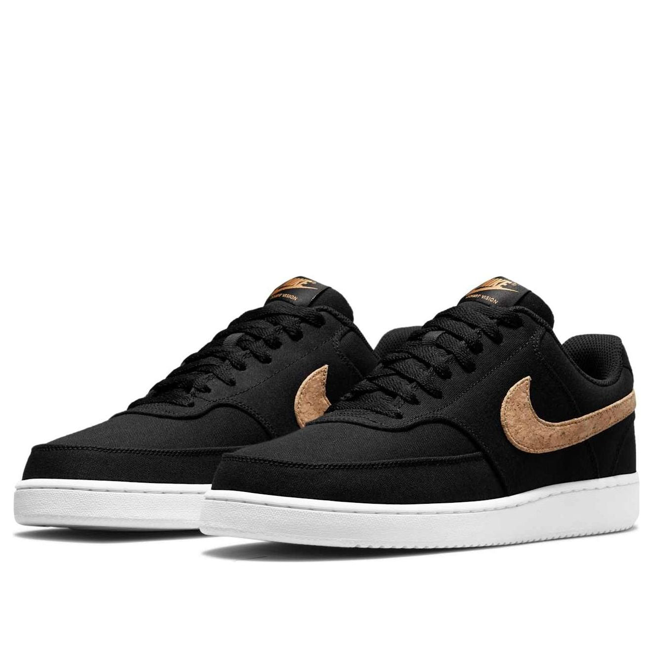 Nike Court Vision Low Canvas 'Black Cork' DJ1970-001
