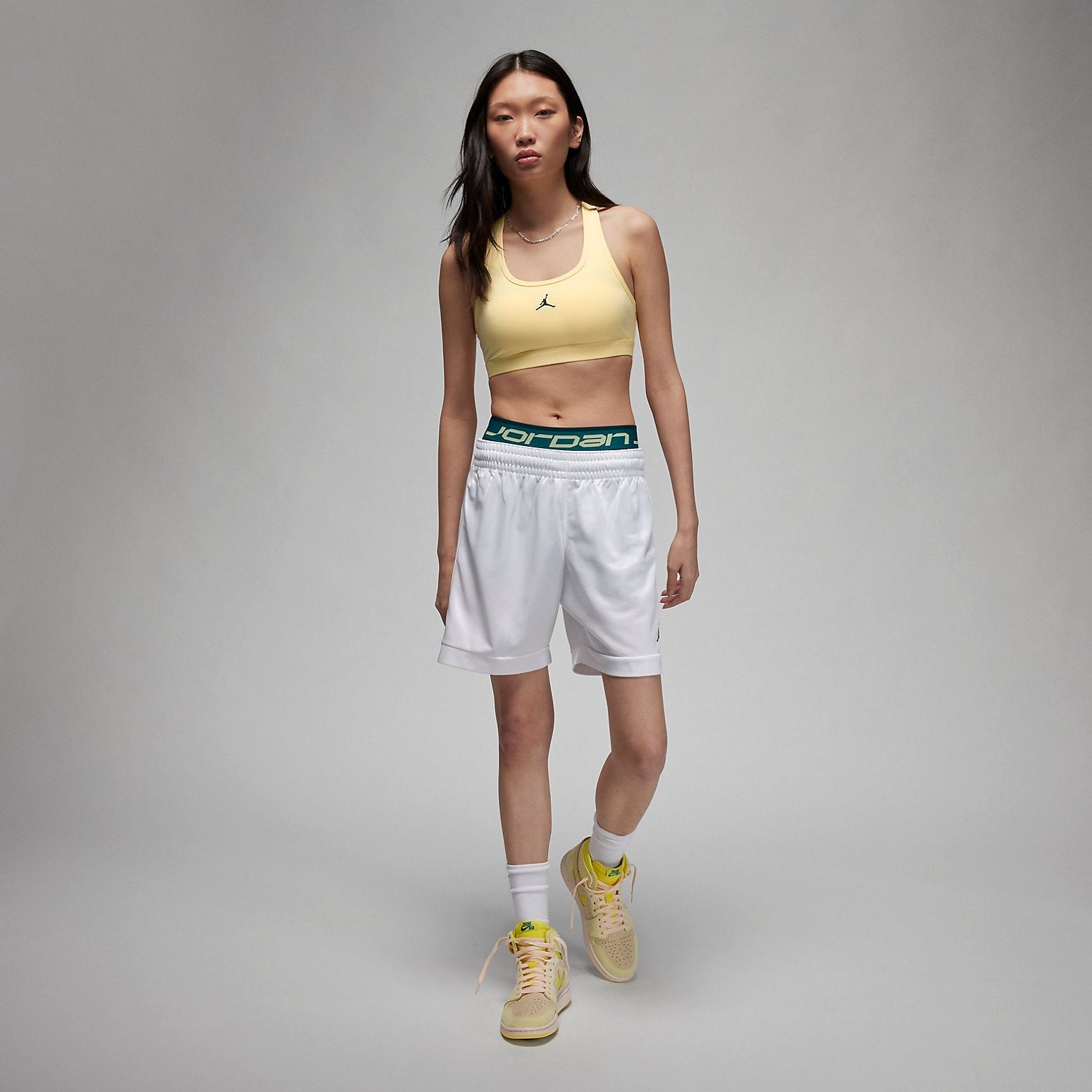 (WMNS) Air Jordan Jumpman Sports Bra 'Yellow' FB6873-821