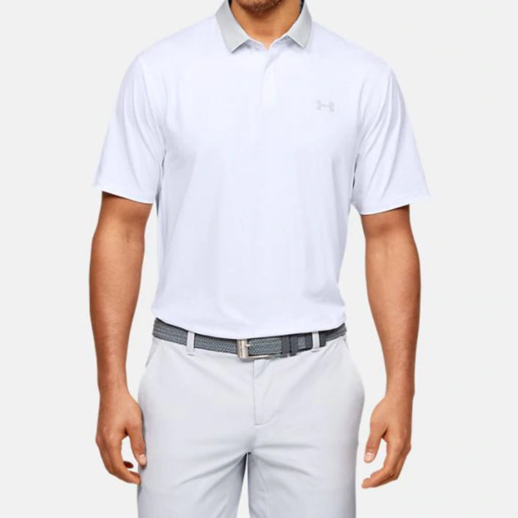 Under Armour Iso-Chill Printed Polo Shirt 'White' 1350037-100