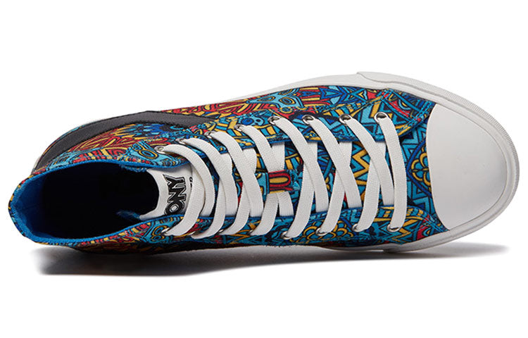 (WMNS) PONY Shooter High Canvas Shoes Black Label Multicolor 01W1SH08MO