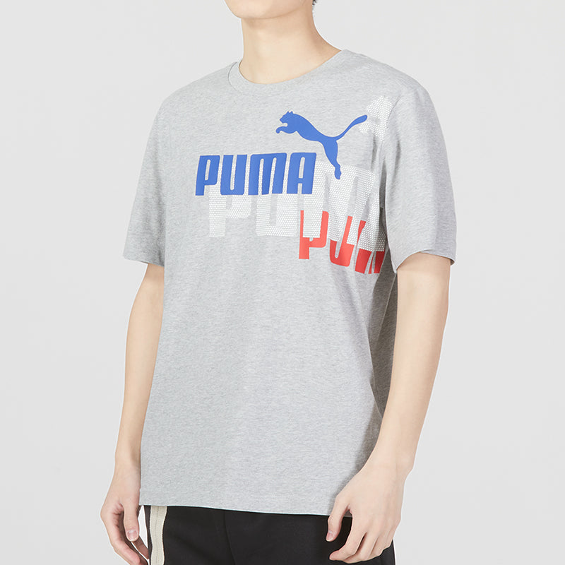 PUMA Ess Logo Power Tee 'Grey' 675728-04