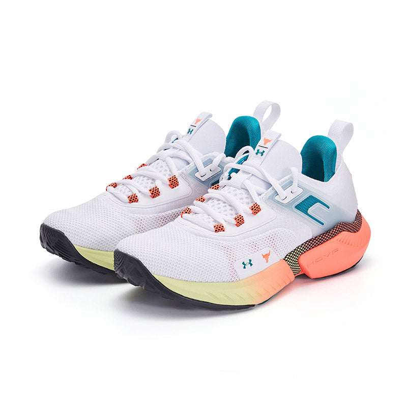 (GS) Under Armour Project Rock 5 'White After Burn' 3025437-100