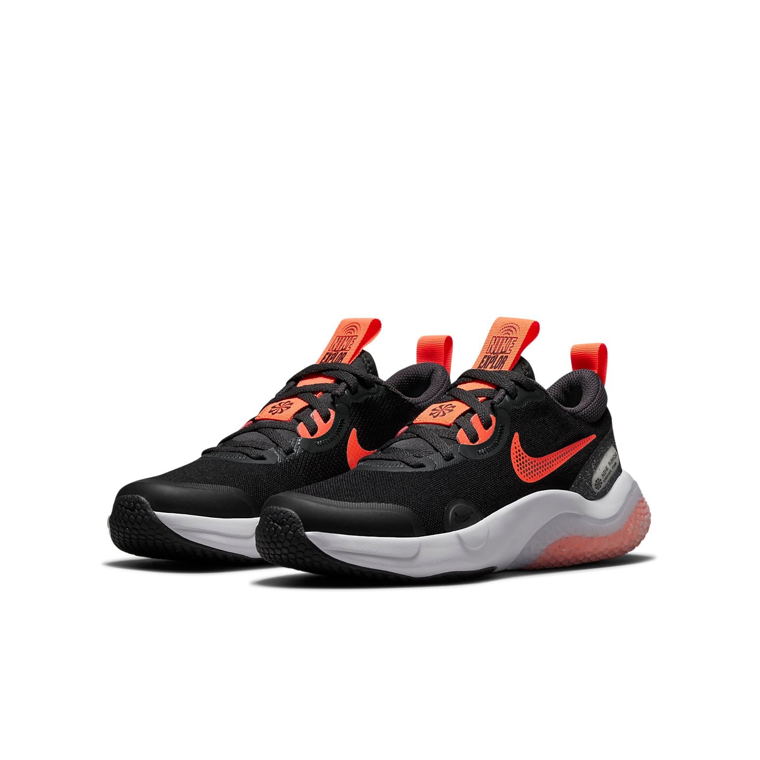 (GS) Nike Explore Next Nature 'Black White Orange' DC5860-001
