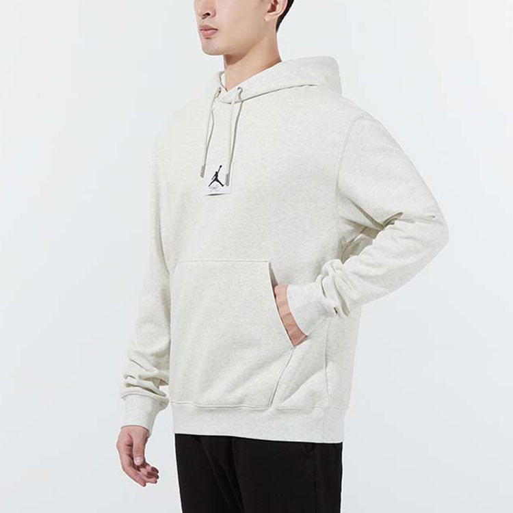 Air Jordan Statement Logo Casual Sports Autumn Hoodie 'White' DA9817-141