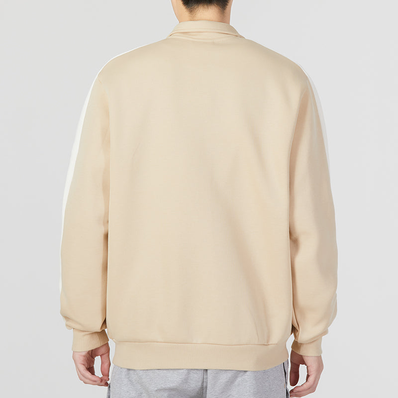 PUMA Team Badge Zipper Jacket 'Beige' 677375-67