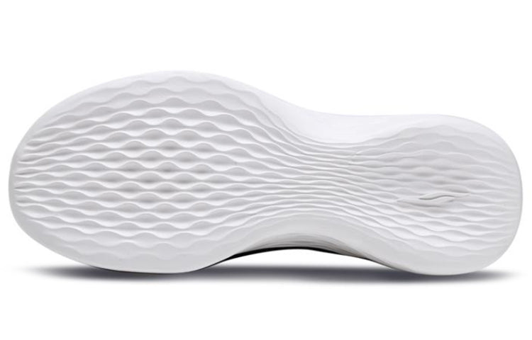 (WMNS) Skechers You Running Shoes Black/White 14960-BKW