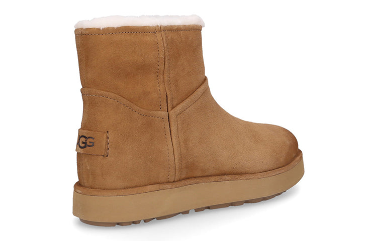 (WMNS) UGG Classic Mini BLVD Snow Boots Brown 1108143-BUN