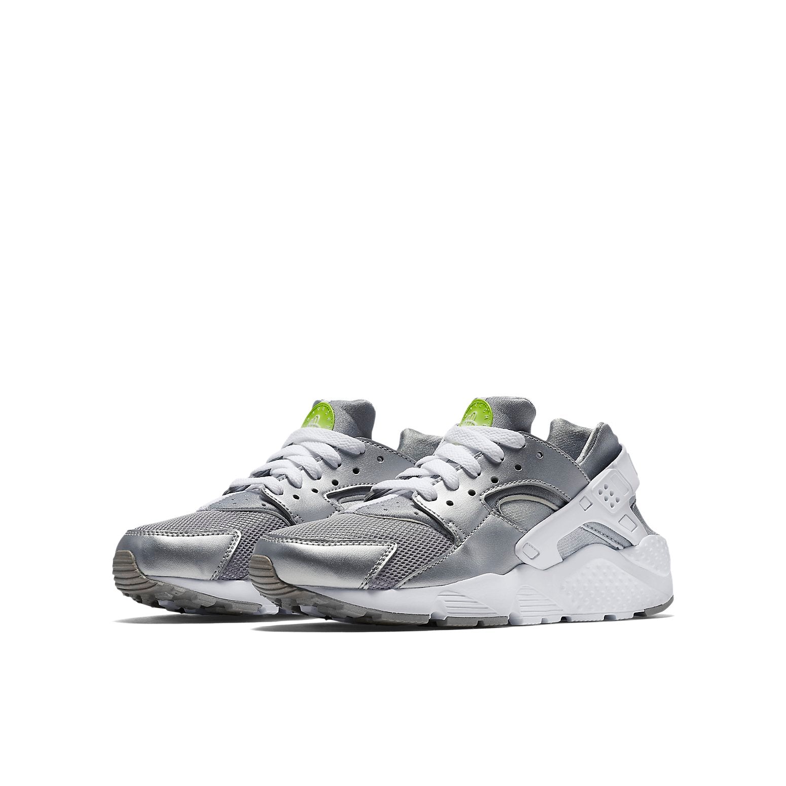(GS) Nike Huarache Silver/White 654280-003