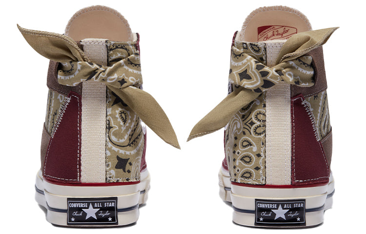 Converse Chuck 70 Canvas LTD High 'Maroon Paisley Patchwork' 172907C