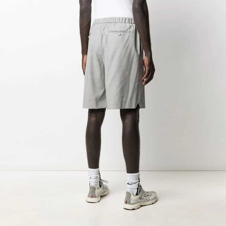 Off-White SS21 Logo Casual Shorts Version Gray OMCB049S21FAB0020500
